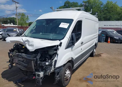 2021 Ford Transit-250 z USA, uszkodzony, nr VIN 1FTBR2C86MKA48608